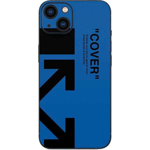 Black and Blue Arrows iPhone 14 Plus Skin